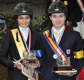 Carly Anthony and Richard Neal earn honors from the U.S. Hunter Jumper Association's Emerging Athletes Program.