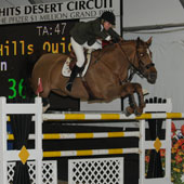 Joie Gatlin needed at least a third-place finish in the $50,000 HITS CSI-W Grand Prix March 6 on Cameron Hills Quick DOllar. She took first.