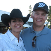 VERONICA LENTINI and BILLY WILLIAMS …Res. NP Derby champion and her trainer/fiancée