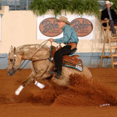 Arno Honstetter of San Marcos claims the Level 3 Open Futurity division with a 222 aboard Chicsdundreamin. The trainer from San Marcos took home over $71,000 for this win and a fifth place finish in the Level 4 Open division.