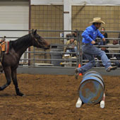 Gypsy Chic won over Rick Hoffman from his first training on her last December --  then the mare won over the judges at the 2010 Extreme Cowboy Colt Firearms World Championship Futurity in Kansas on Nov. 12-14.