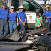 WNMAU Took out a full dump truck load of trash and partial trailer as well from Whittier Narrows Dam Basin.