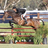John French and Crown Affaire take the $10,000 USHJA International Hunter Derby at Showpark May 14.
