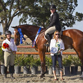 Julie Keville-Young and Georgetown win the $2,500 USHJA National 3’ Hunter Classic
