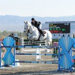 Karrie Rufer of Sacramento and Courtown won the $25,000 California Horsetrader AO Jumper High Classic March 16.
