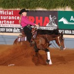 With a fourth-place finish in NRHA Non Pro level 3 and a 10th in Level 4, Kelly Moran and Wimpys Mega Step won more than $10,000. She is in her fourth year of training with Tracer Gilson of Sanger. 