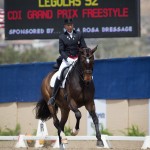 In the first day of CDI Grand Prix tests in San Juan Capistrano March 21, Steffen Peters finished first-second on Legolas 92.