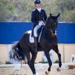 The Capistrano Dressage Prix St. George test epitomized the competitiveness, as winner Mette Rosencrantz and Anne Solbraekke's De Noir 3 were one of three entries to surpass 70%.