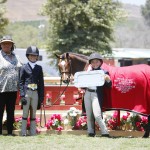 Hearts were big in competitors like Juliette Joseph, here with Augusta Iwasaki and Small Addition after taking Reserve Champion. 