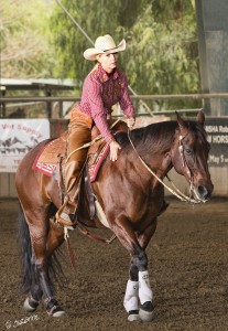 SCRCHA non-pro Ruth Noring, shown here after taking Tommy Olena to the 2012 Limited Non Pro Saddle Shoot Out, is off to a good 2018 on her Mister Olena Chic after the Pot O Gold show March 16-18.